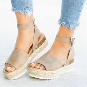 Clearance 💋Espadrille Wedge Flat💋